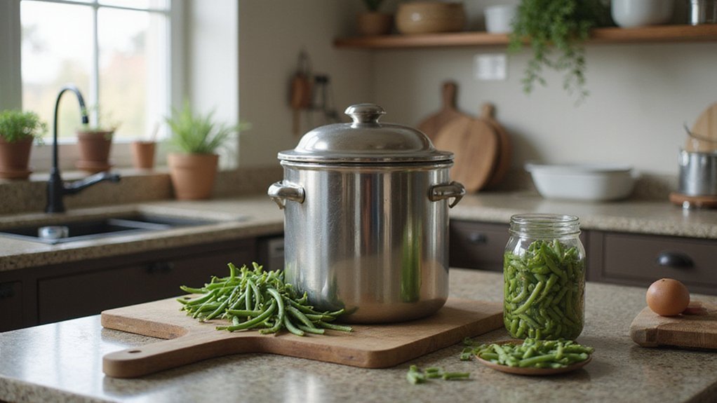 canning green beans safely