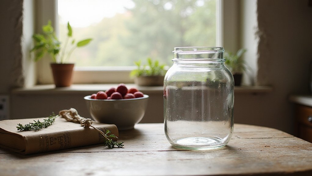 canning jars used for preserving