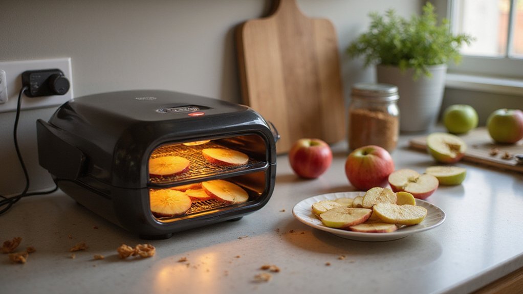 dehydrate apples in dehydrator