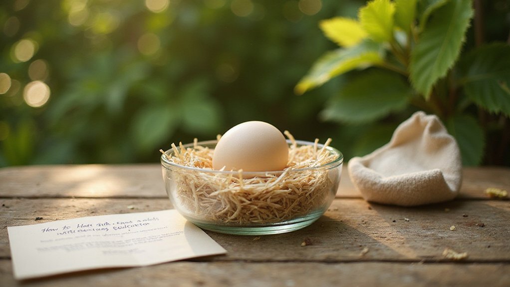 hatch duck eggs manually