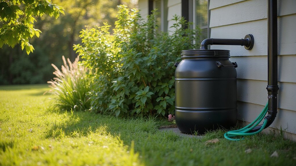 setting up rainwater collection