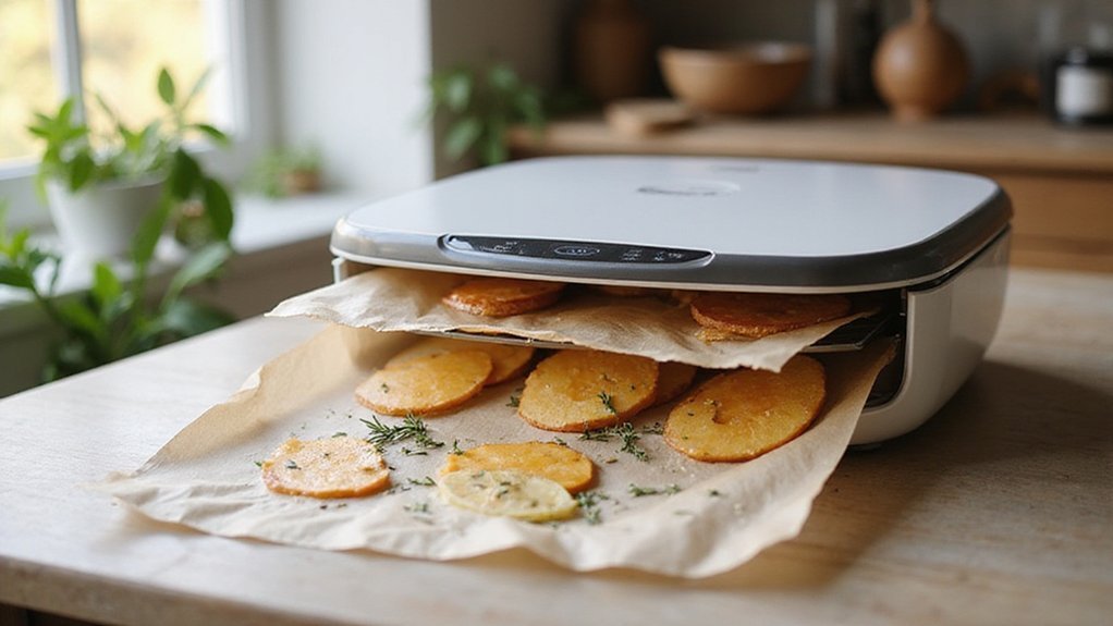 using parchment in dehydrator